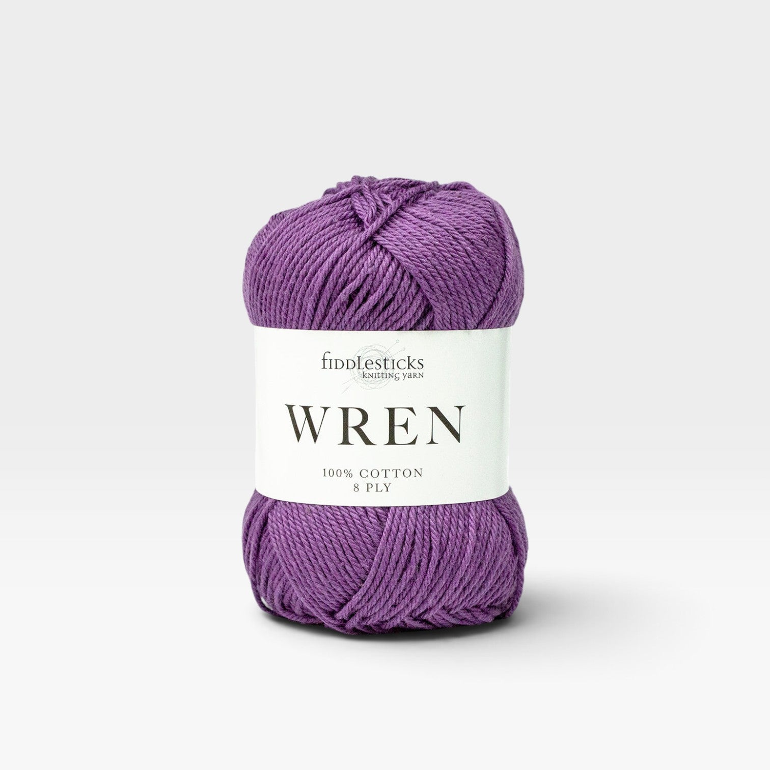 Fiddlesticks Wren Cotton 8 ply - Plum W031