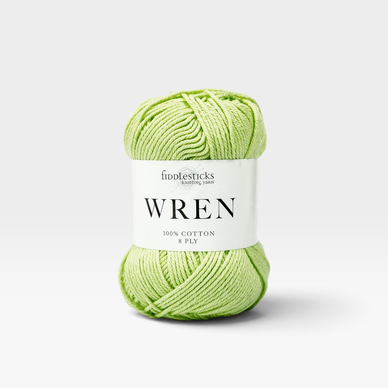 Fiddlesticks Wren Cotton 8 ply - Mint W034