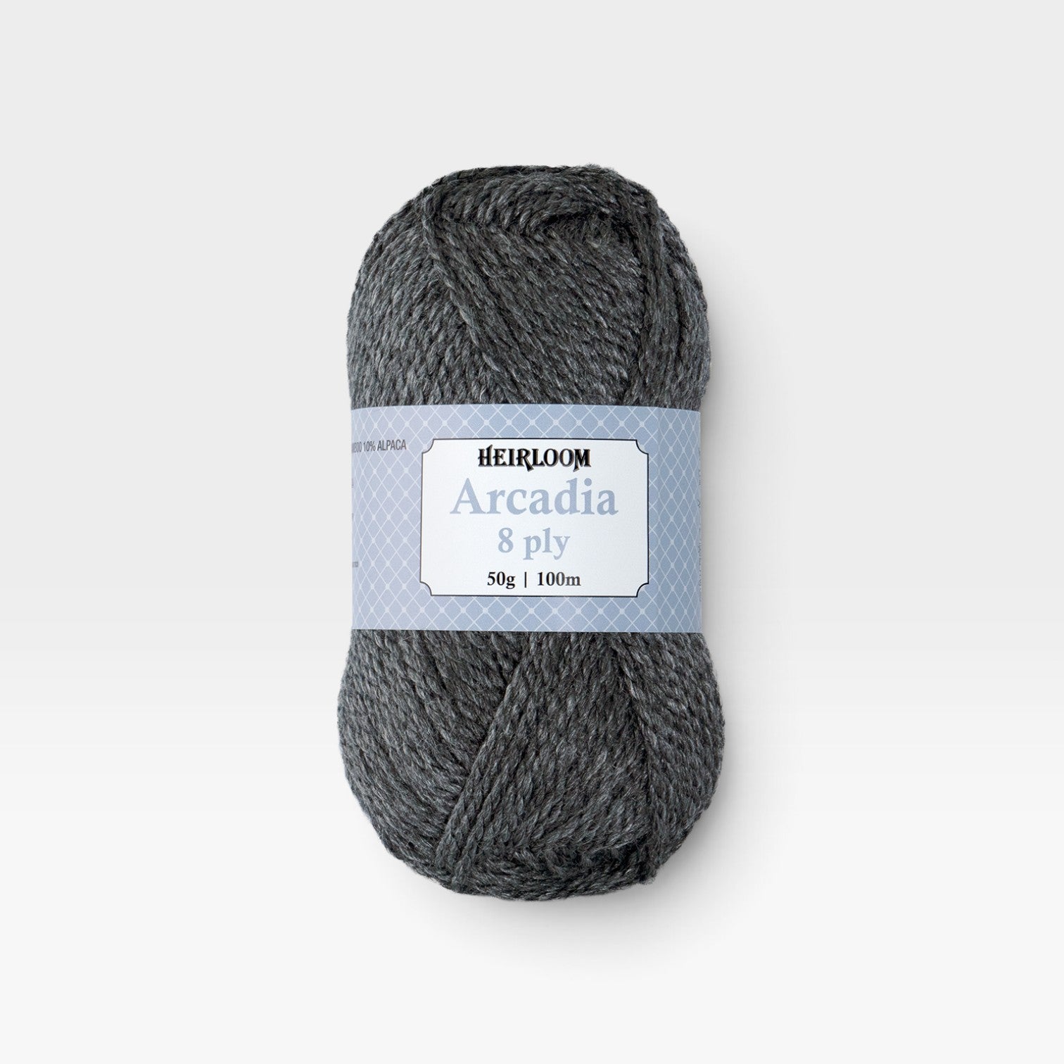 Heirloom Arcadia 8 ply - 6307 Black