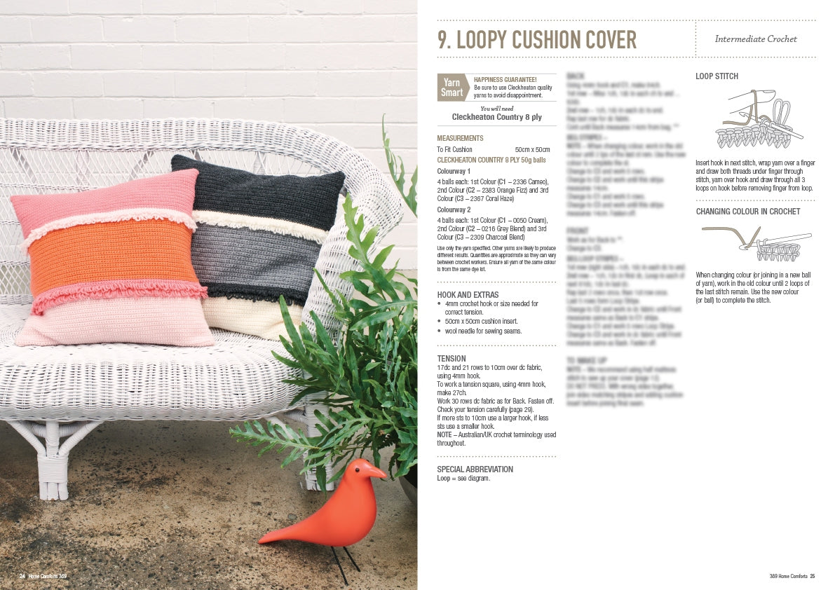 Home Comforts inside pages