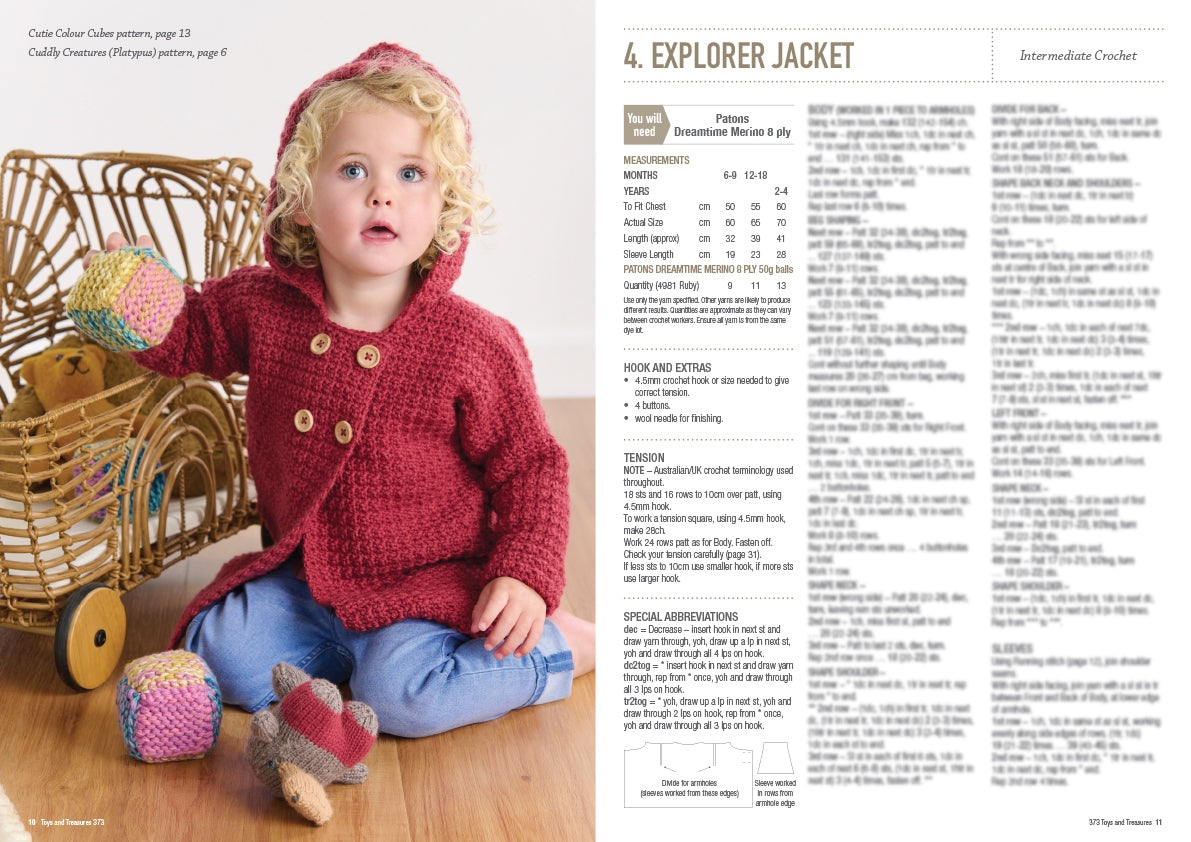 Toys and Treasures inside pages