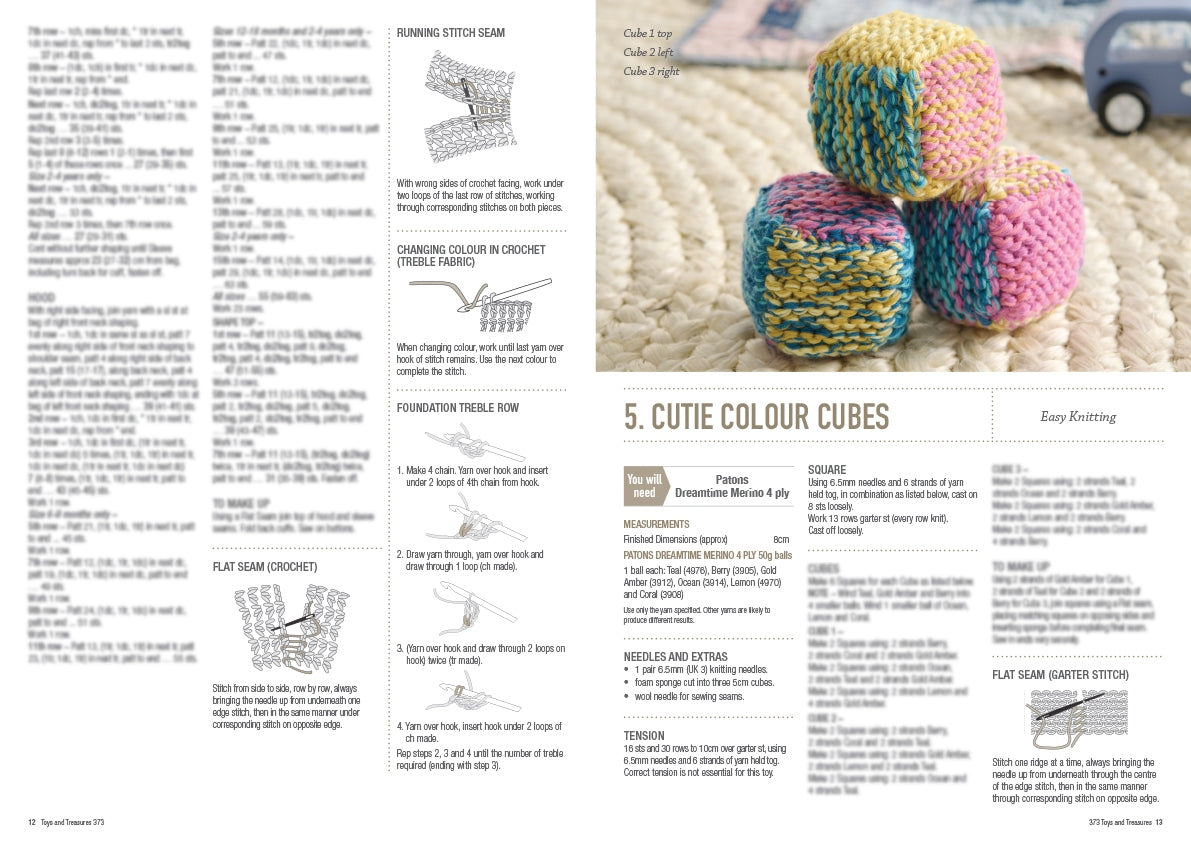 Toys and Treasures inside pages