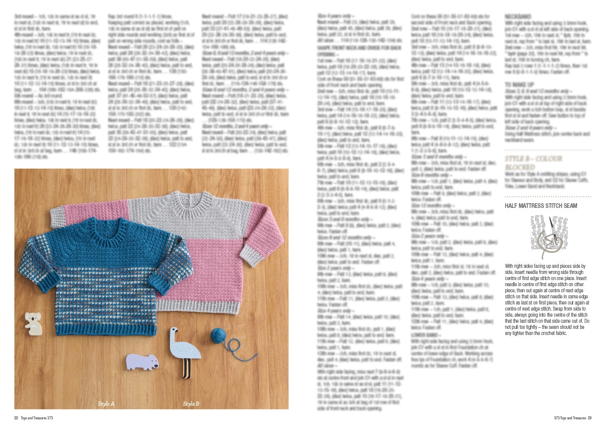 Toys and Treasures inside pages
