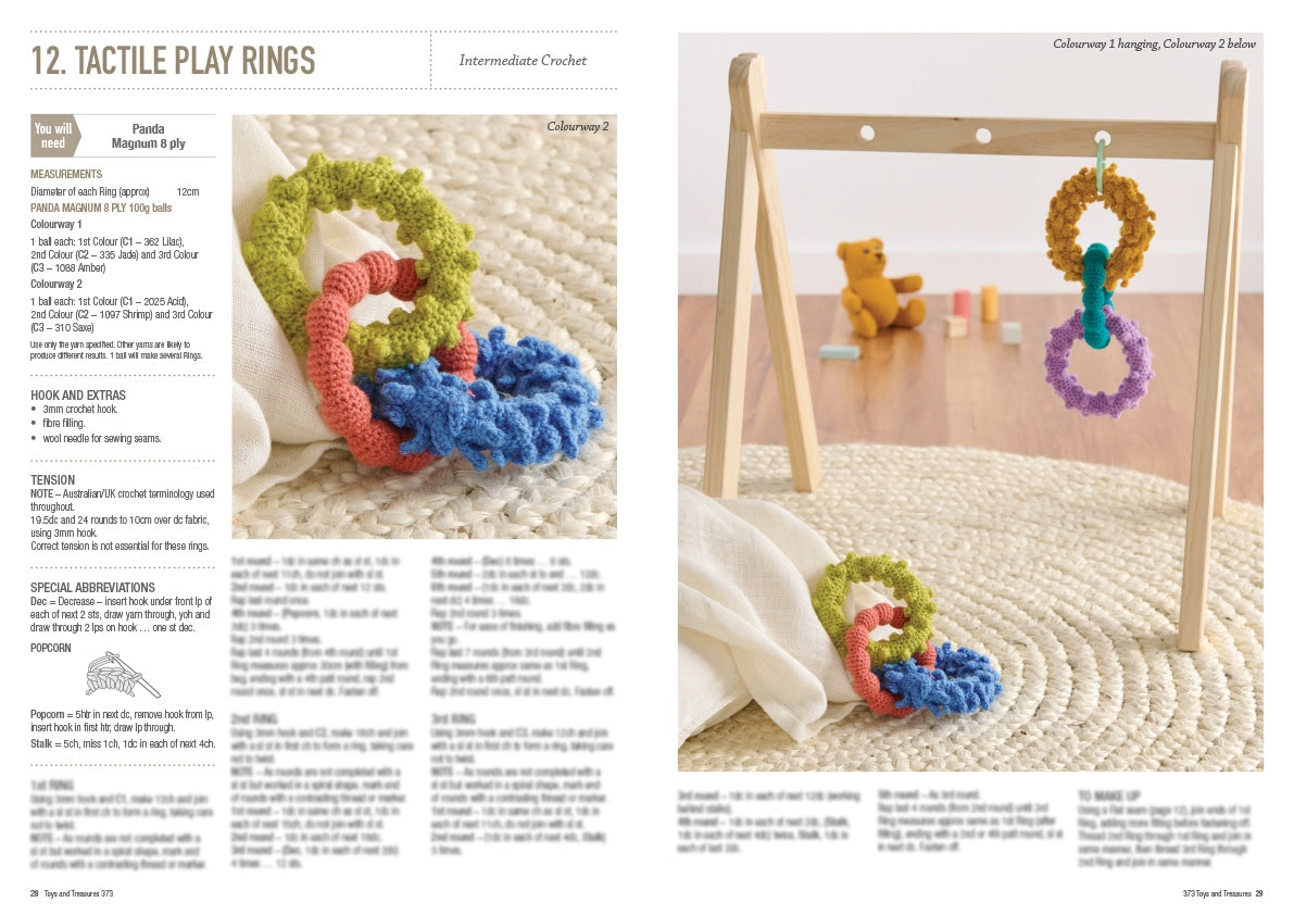 Toys and Treasures inside pages