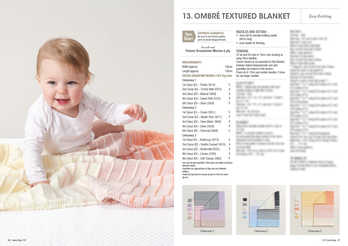 Ombre Baby Book
