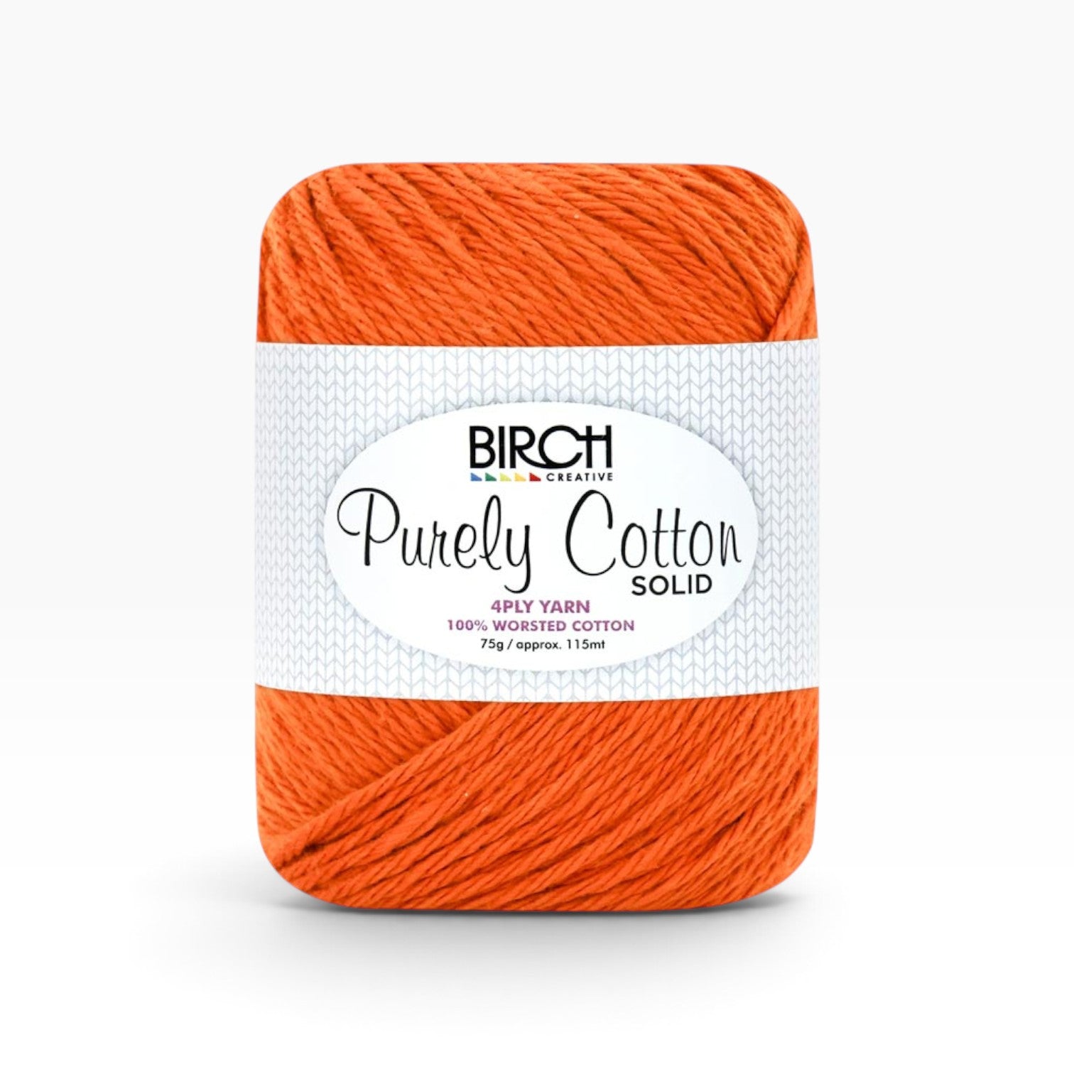 Purely Cotton 10 ply Solid — Burnt Coral 016