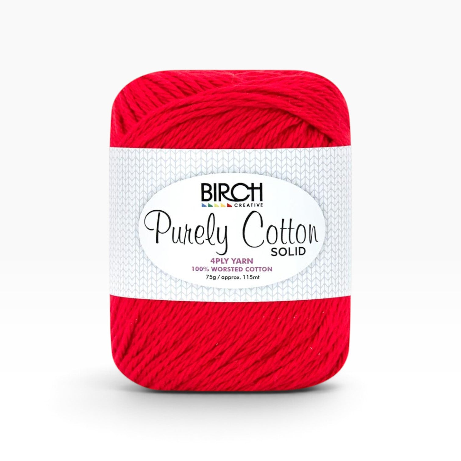 Purely Cotton 10 ply Solid — Cherry 021
