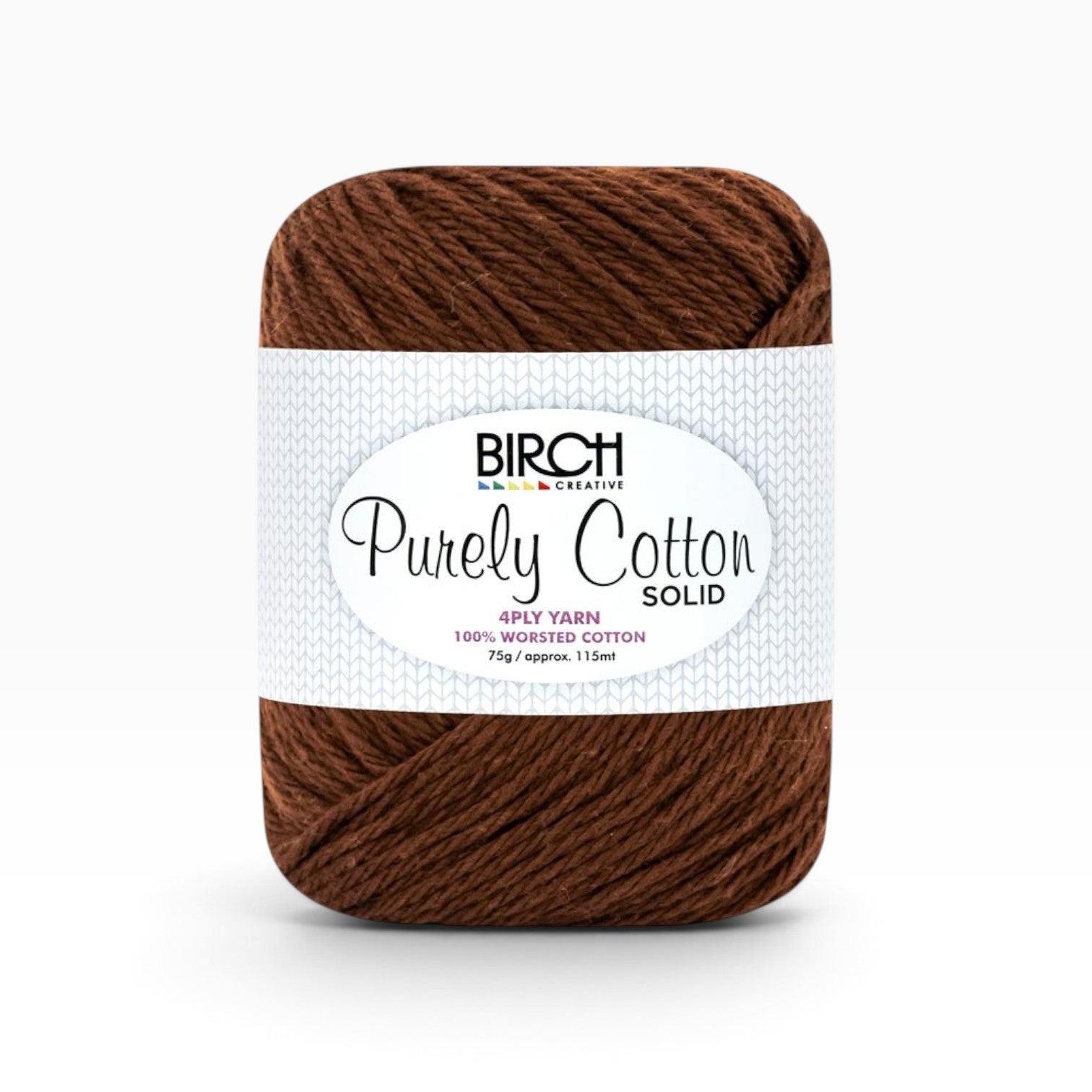 Purely Cotton 10 ply Solid — Chestnut Brown 007