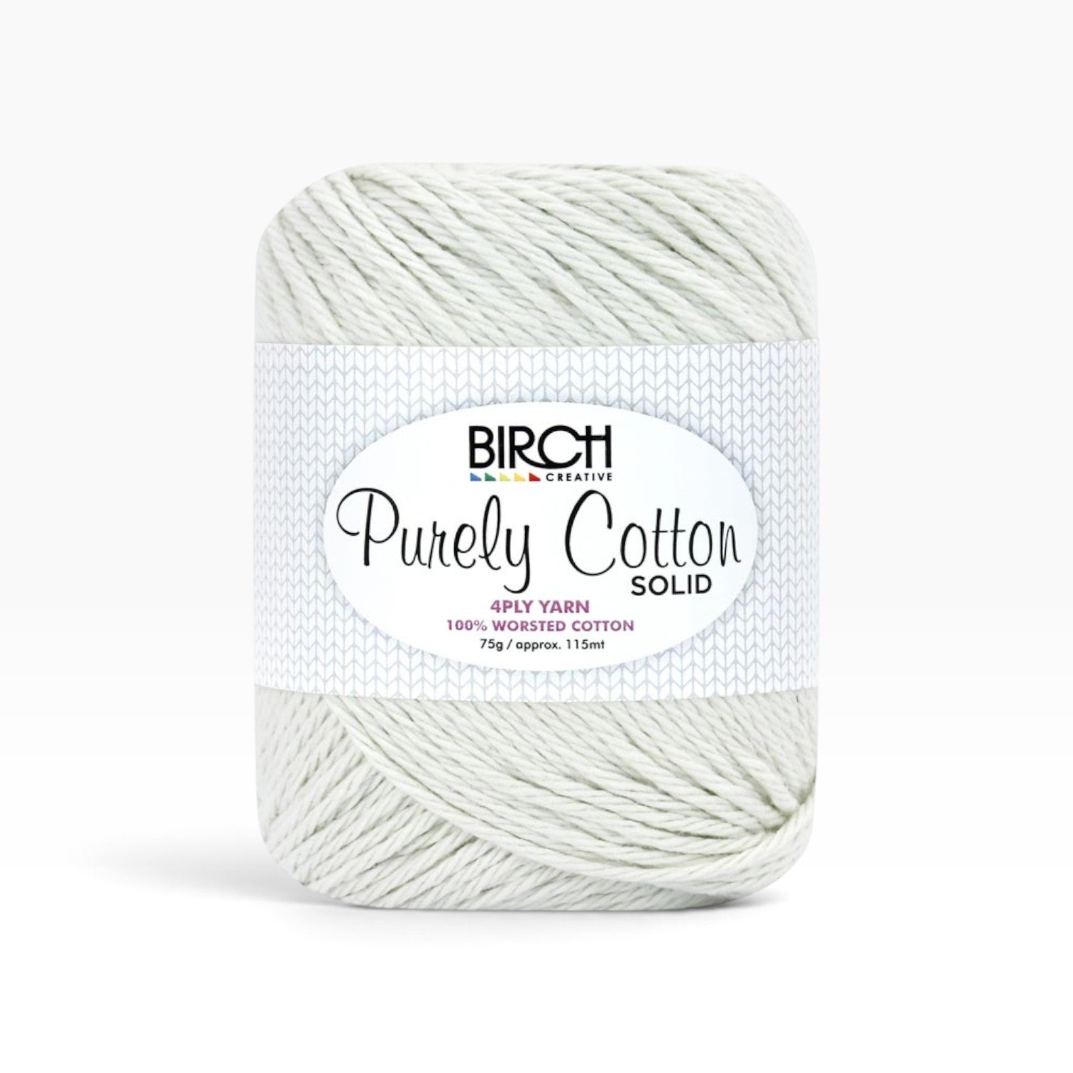 Purely Cotton 10 ply Solid — Fog 003