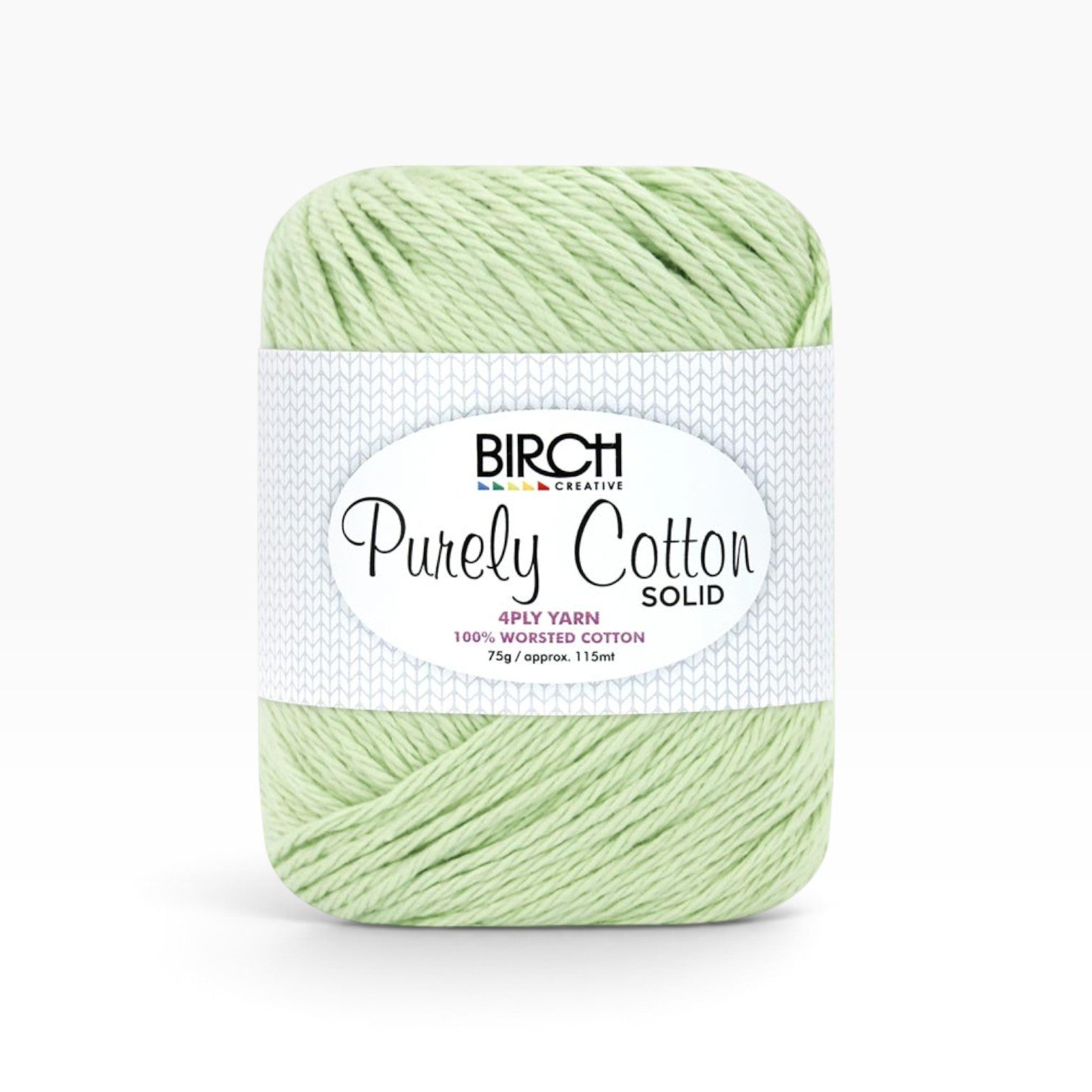 Purely Cotton 10 ply Solid — Pistachio 018