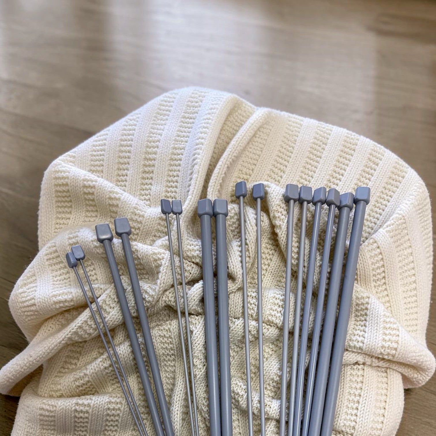 Birch Straight Knitting Needles