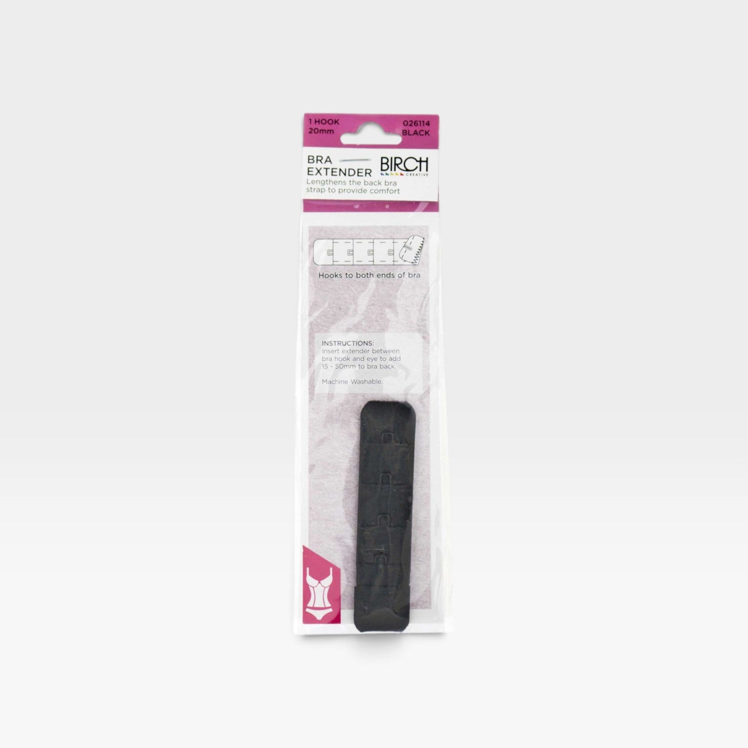 Bra Extender 20mm 4 Row 1 Hook