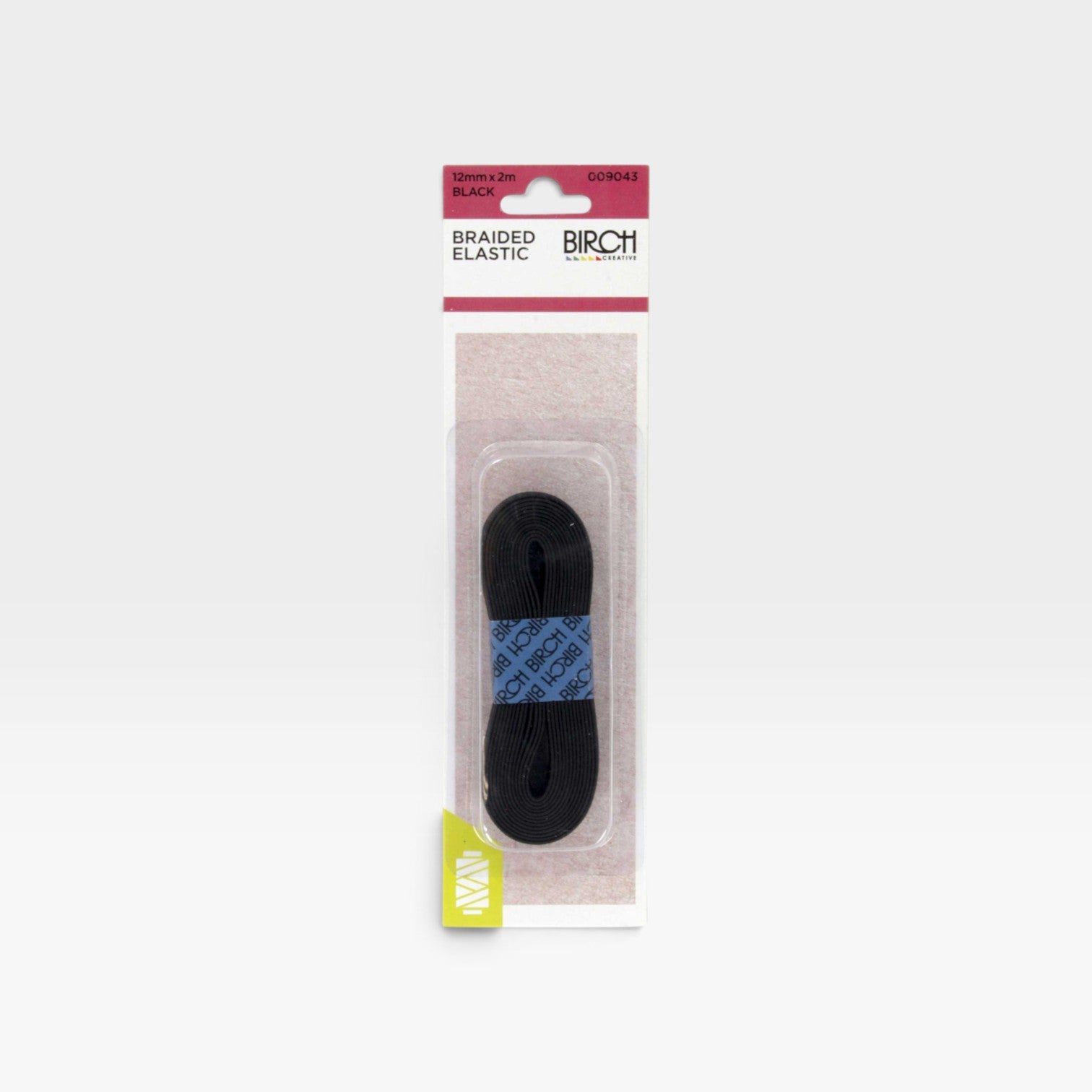 Braided Elastic Hank 12mm x 2m