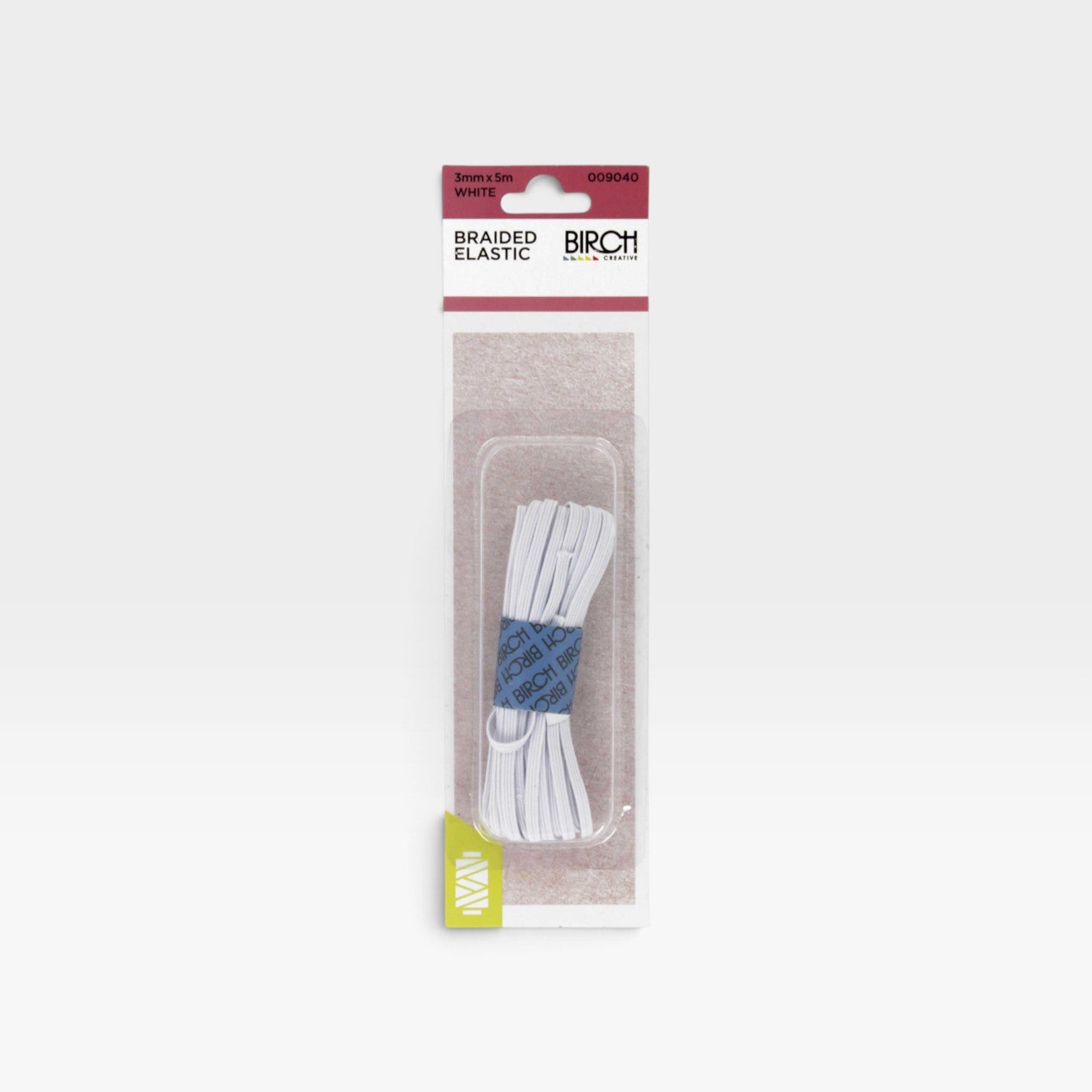 Braided Elastic Hank 20mm x 2m