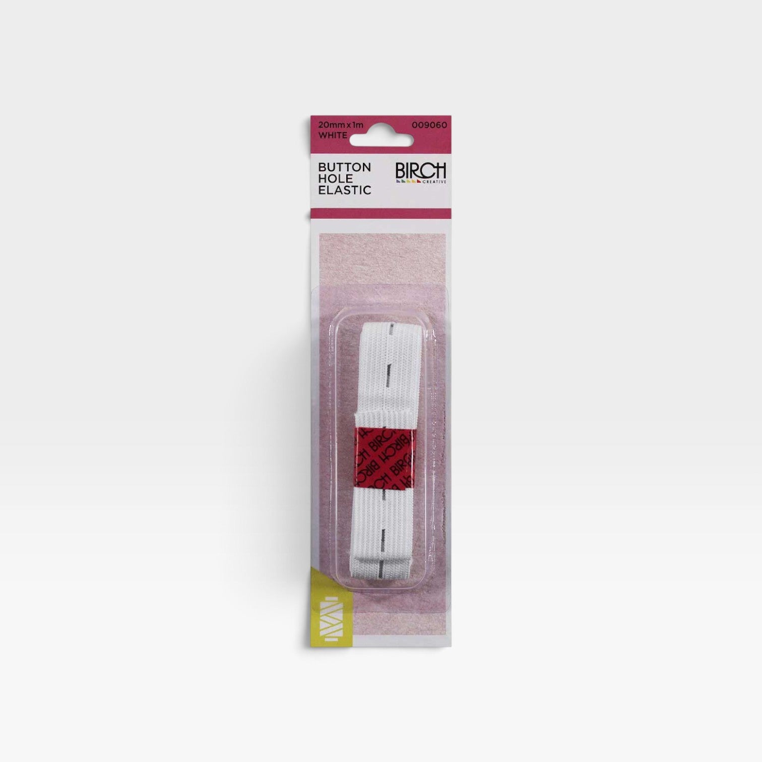 Button Hole Elastic 20mm x 1m