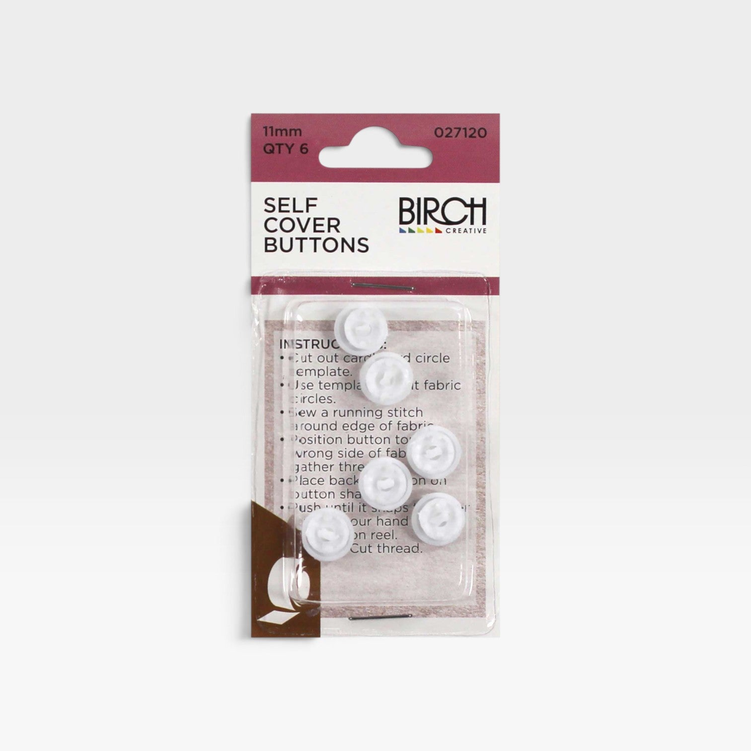 Self Cover Buttons
