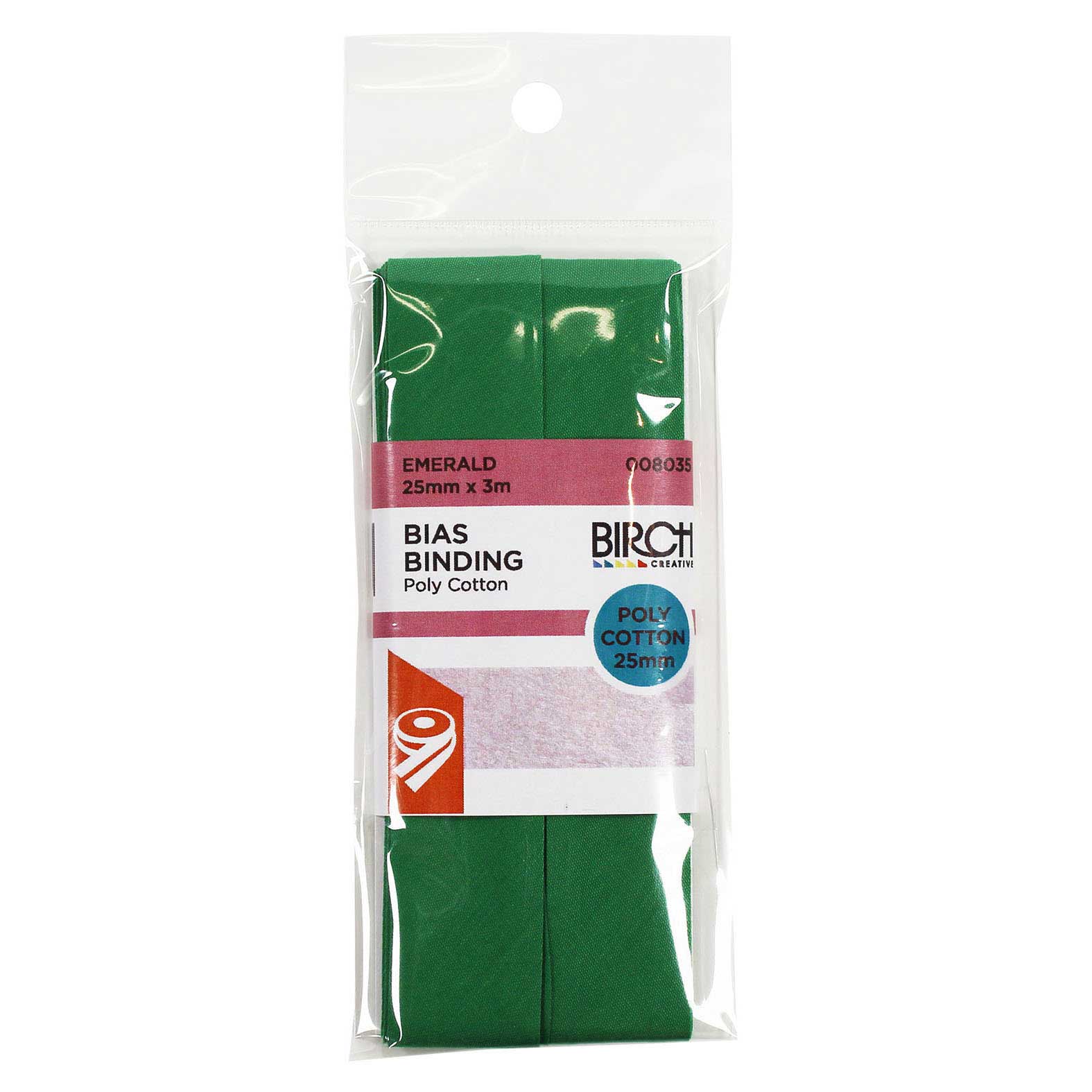 Bias Binding 25mm x 5m, view 2