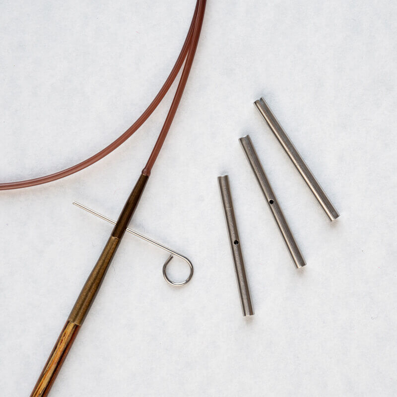 KnitPro cable connectors, set of 3 with cable key