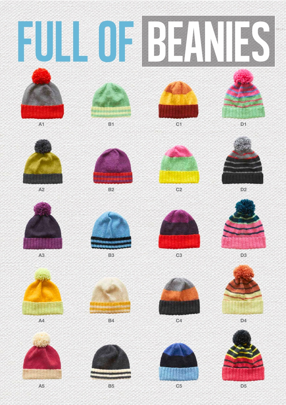 Fold Back Brim Beanie Knitting Pattern in Cleckheaton Country 8 Ply - pattern instructions