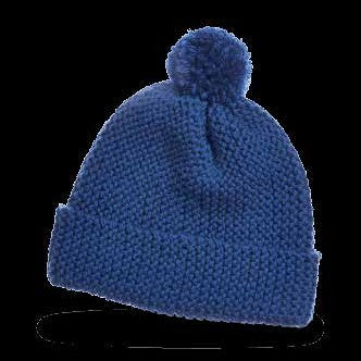 Garter Stitch Beanie Knitting Pattern in Cleckheaton Country Wide 14 Ply