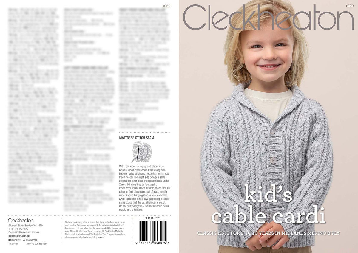Kid's Cable Cardi
