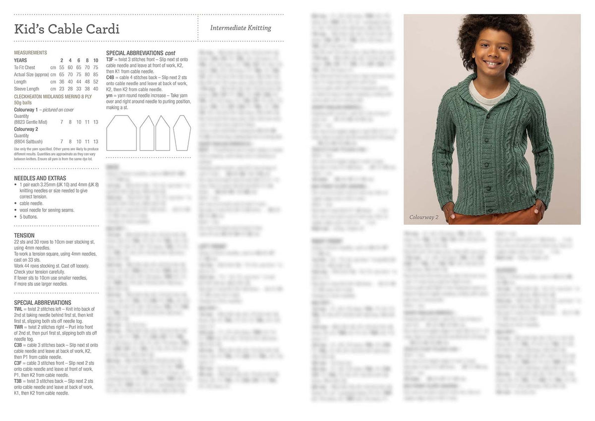 Kid's Cable Cardi