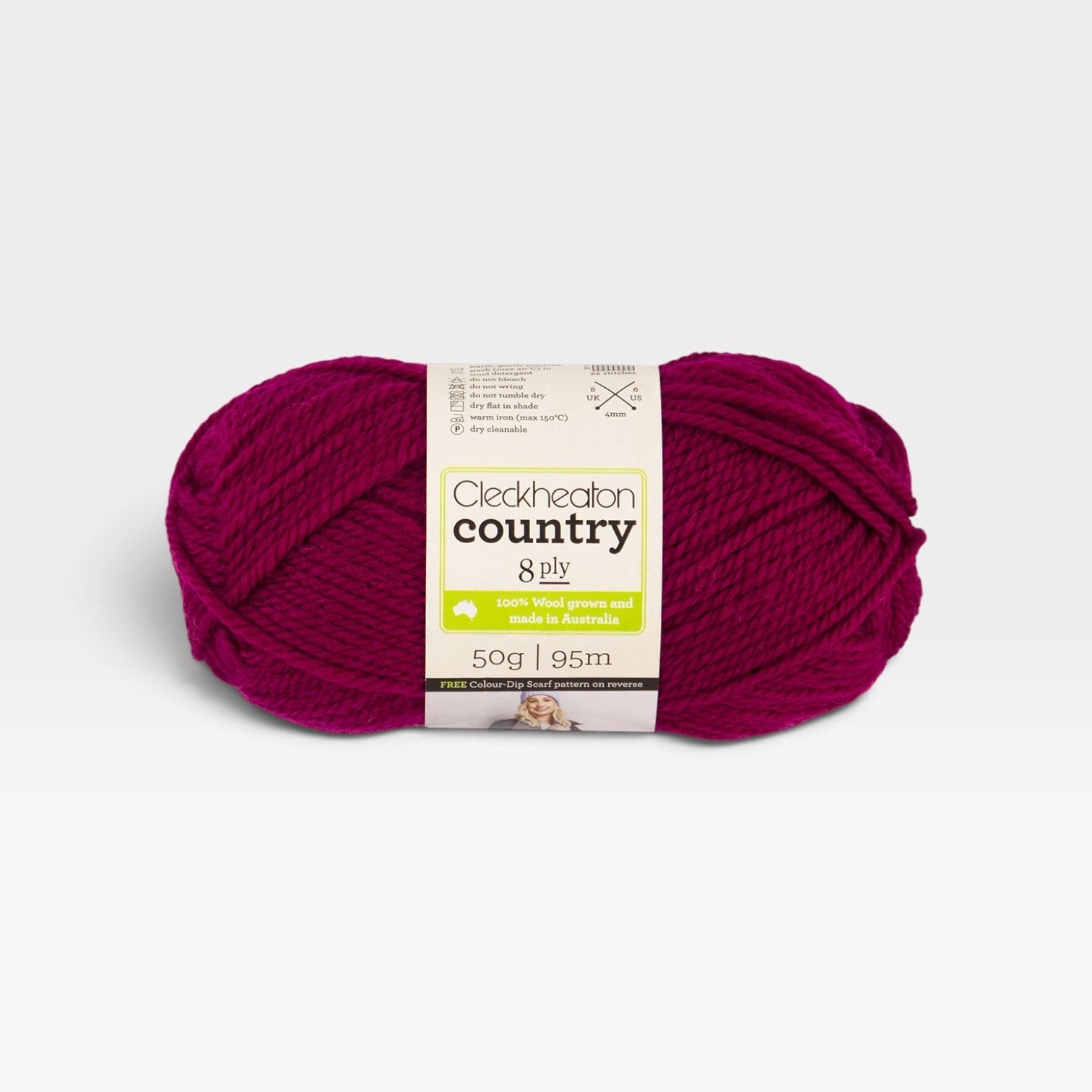 Cleckheaton Country 8 ply - Maroon