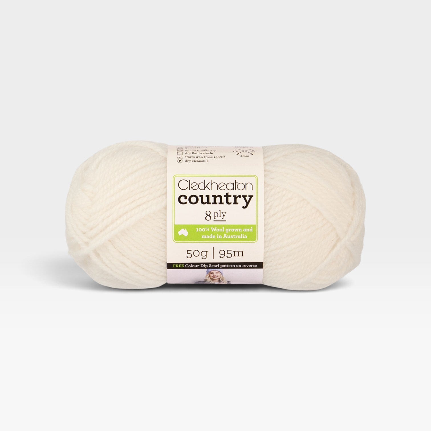 Cleckheaton Country 8 ply - Cream