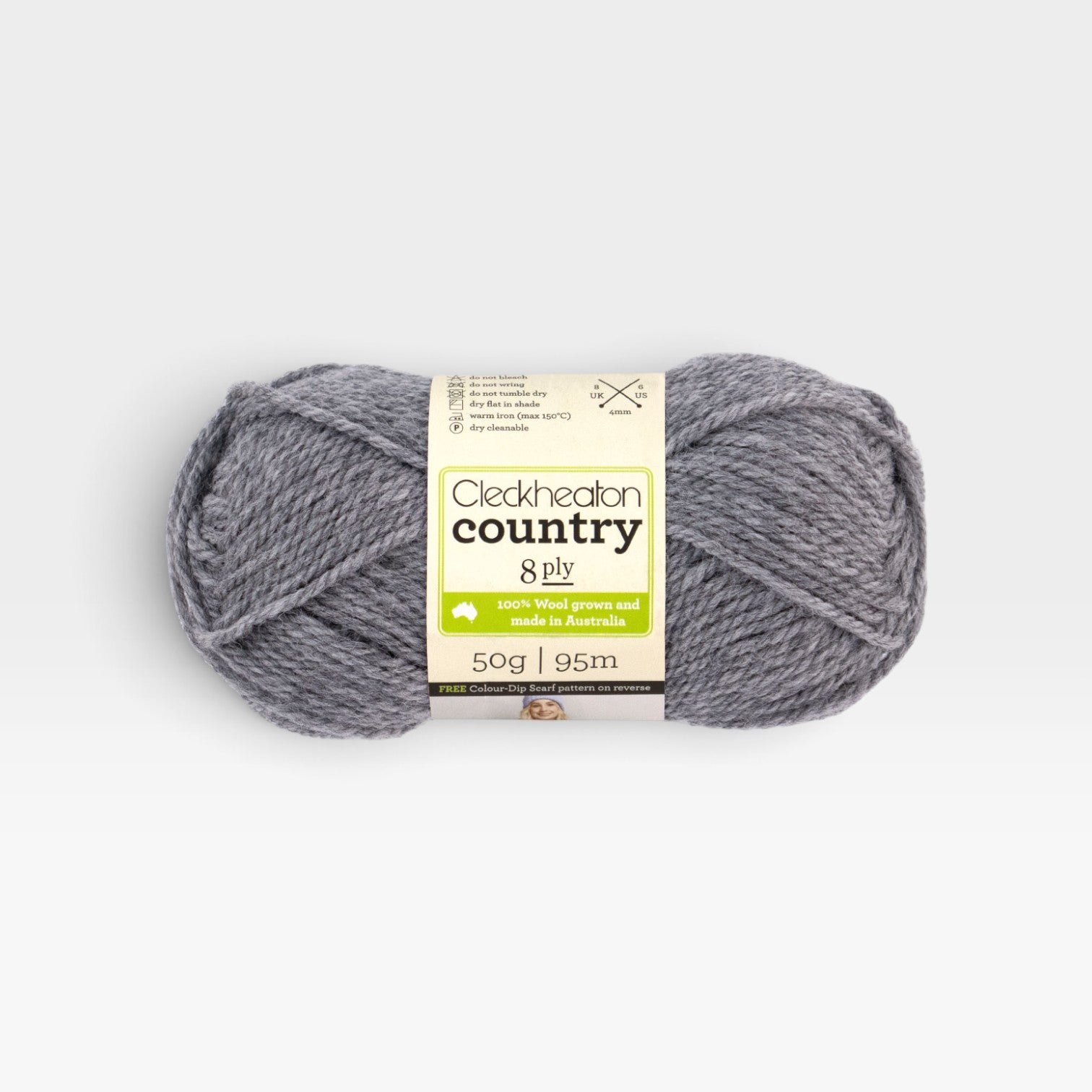 Cleckheaton Country 8 ply - Grey Blend