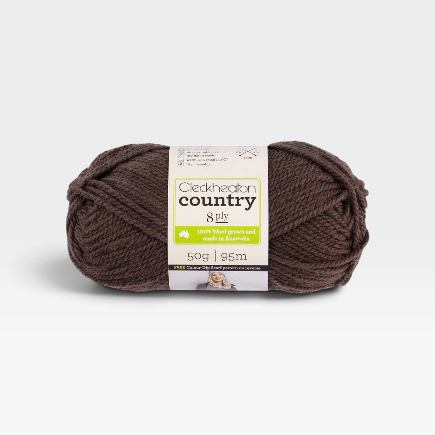 Cleckheaton Country 8 ply - Brown