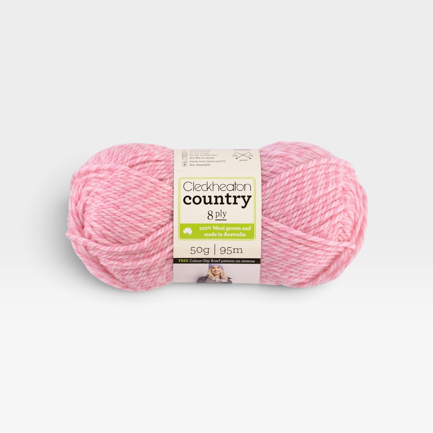 Cleckheaton Country 8 ply - Pearl Blush Marle