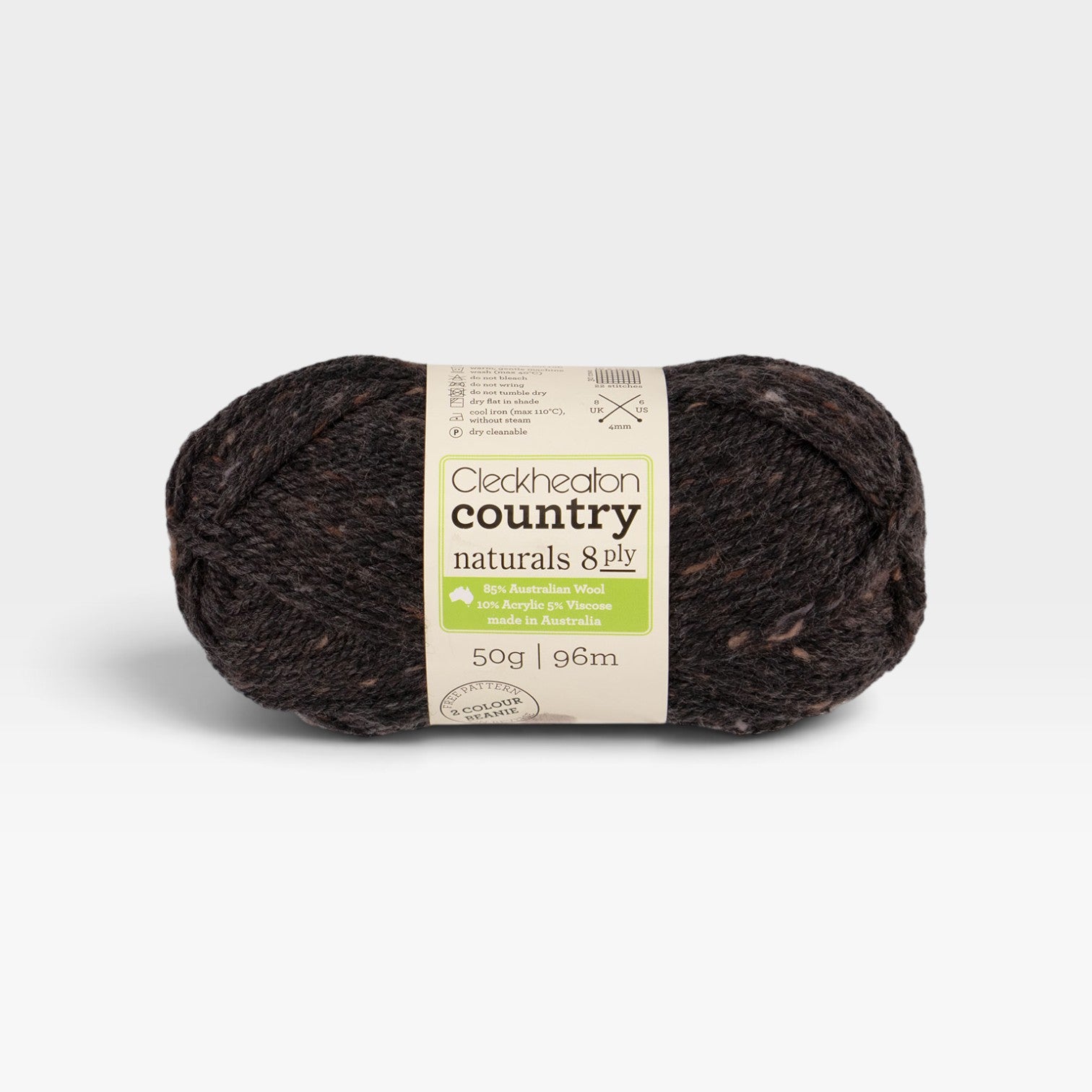 Cleckheaton Country Naturals 8ply - Black