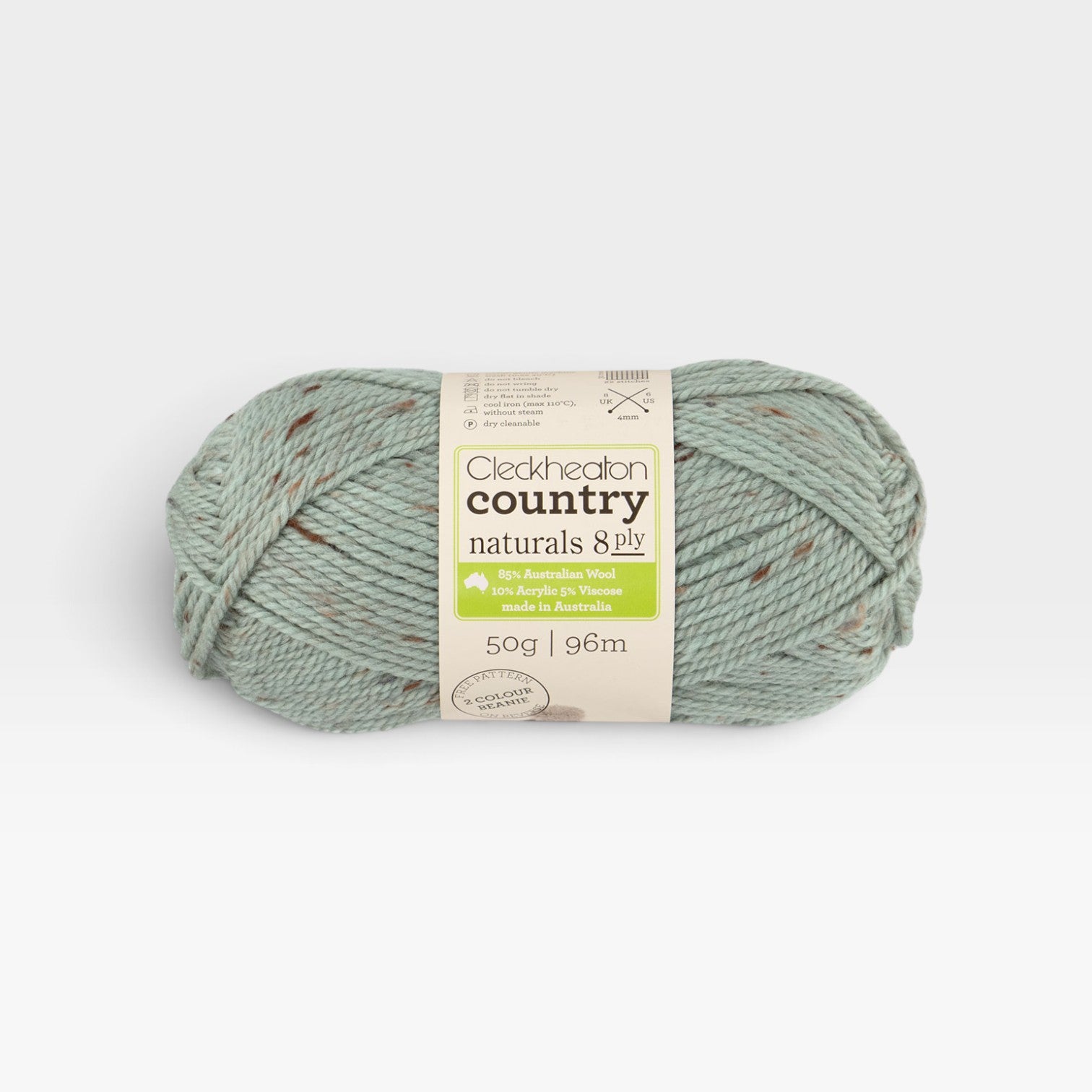 Cleckheaton Country Naturals 8ply - Glacial Green