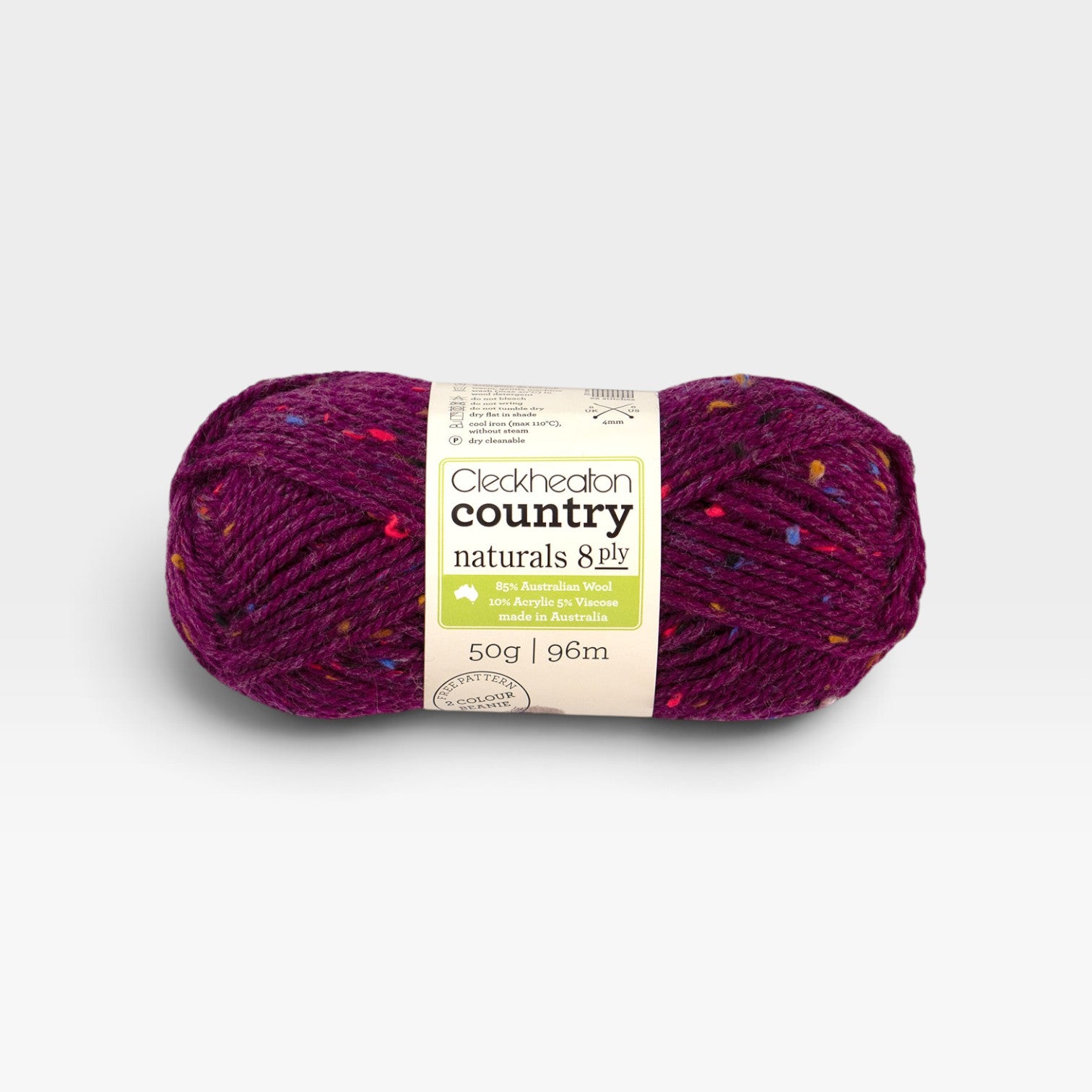 Cleckheaton Country Naturals 8ply - Amaranth