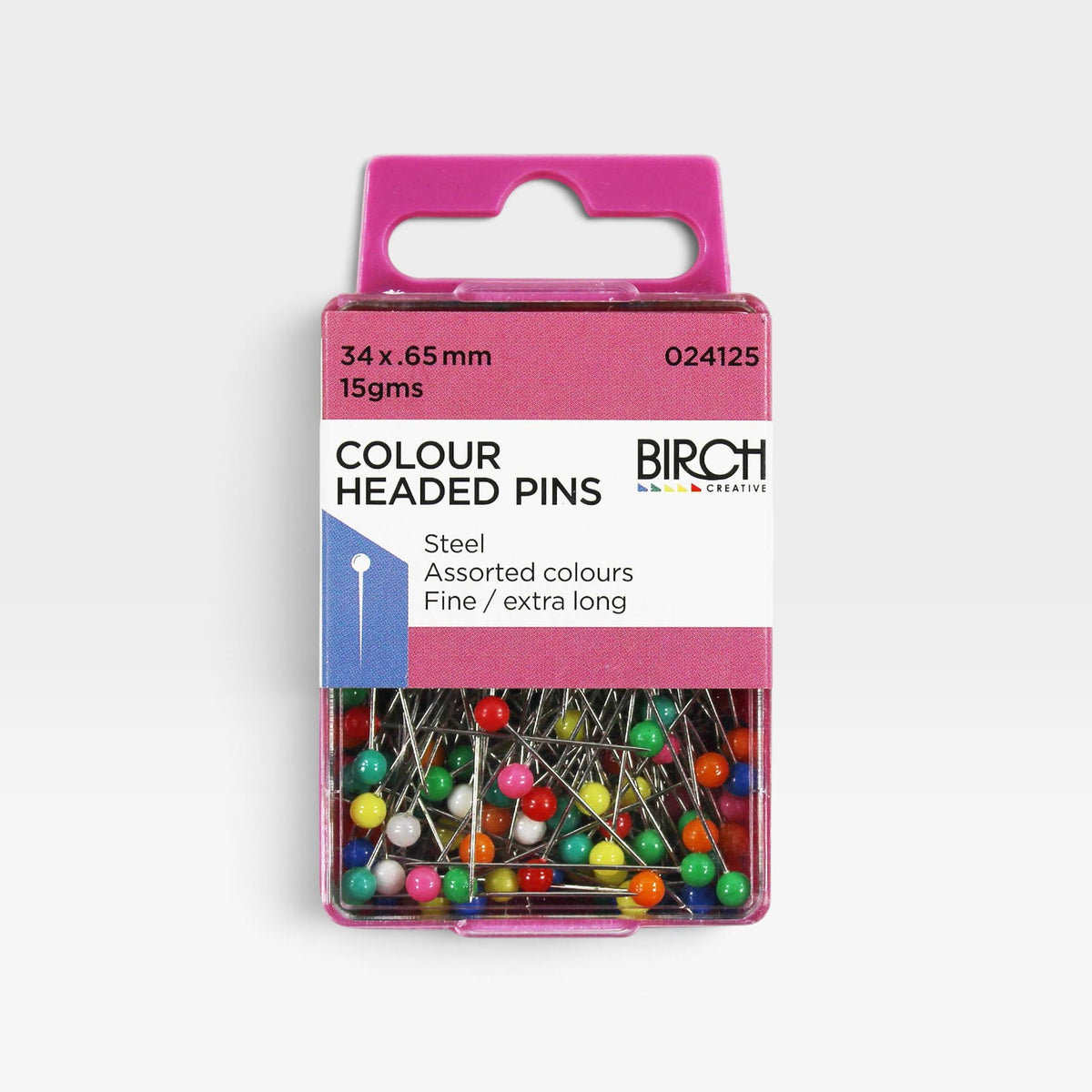 Colour Headed Pins