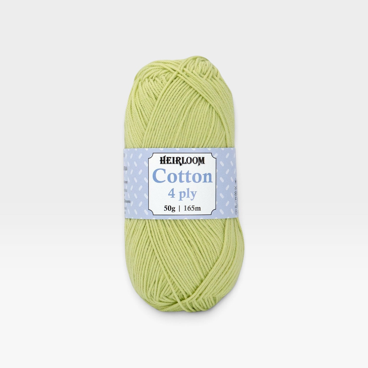 Heirloom Cotton 4 ply - Honeydew