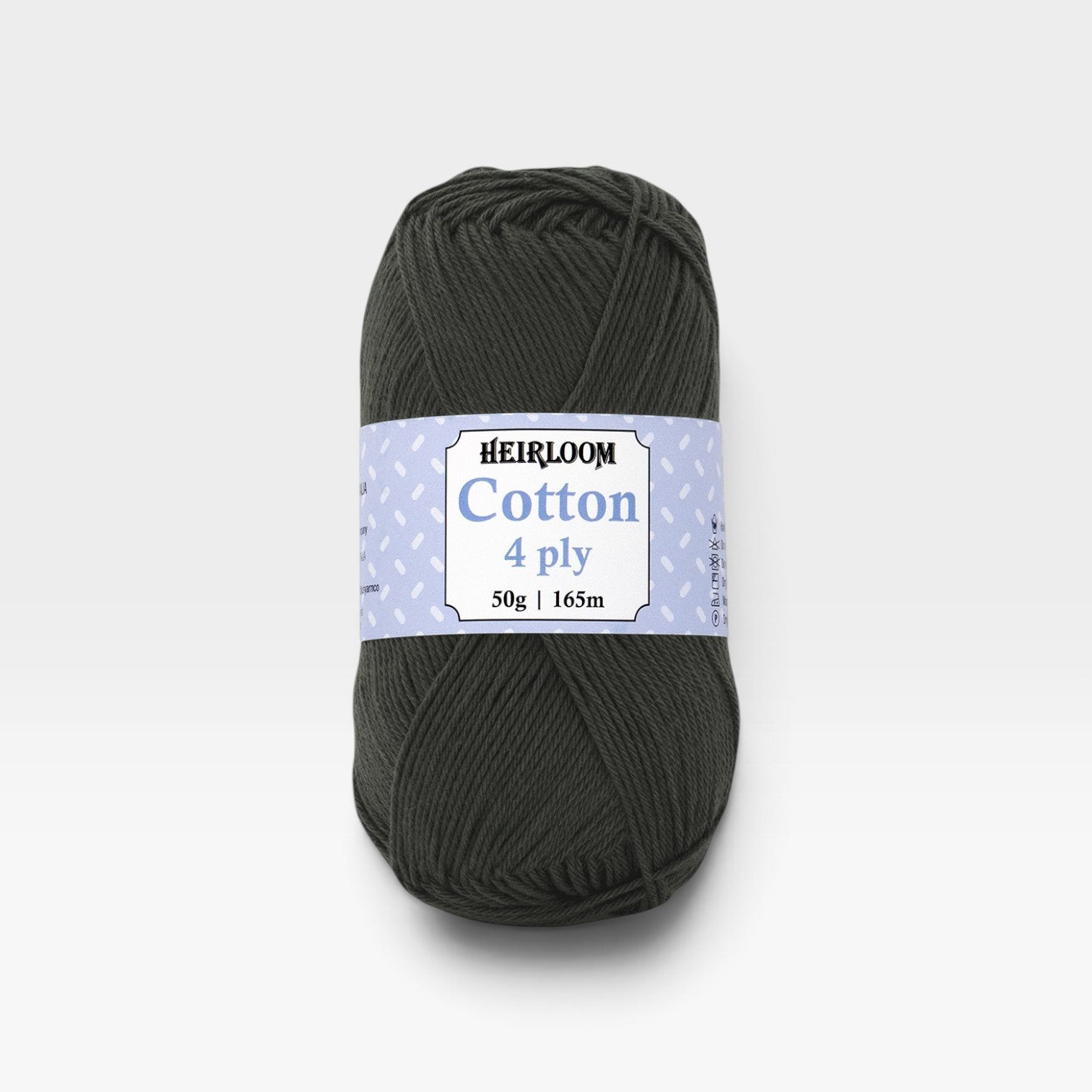 Heirloom Cotton 4 ply - Graphite