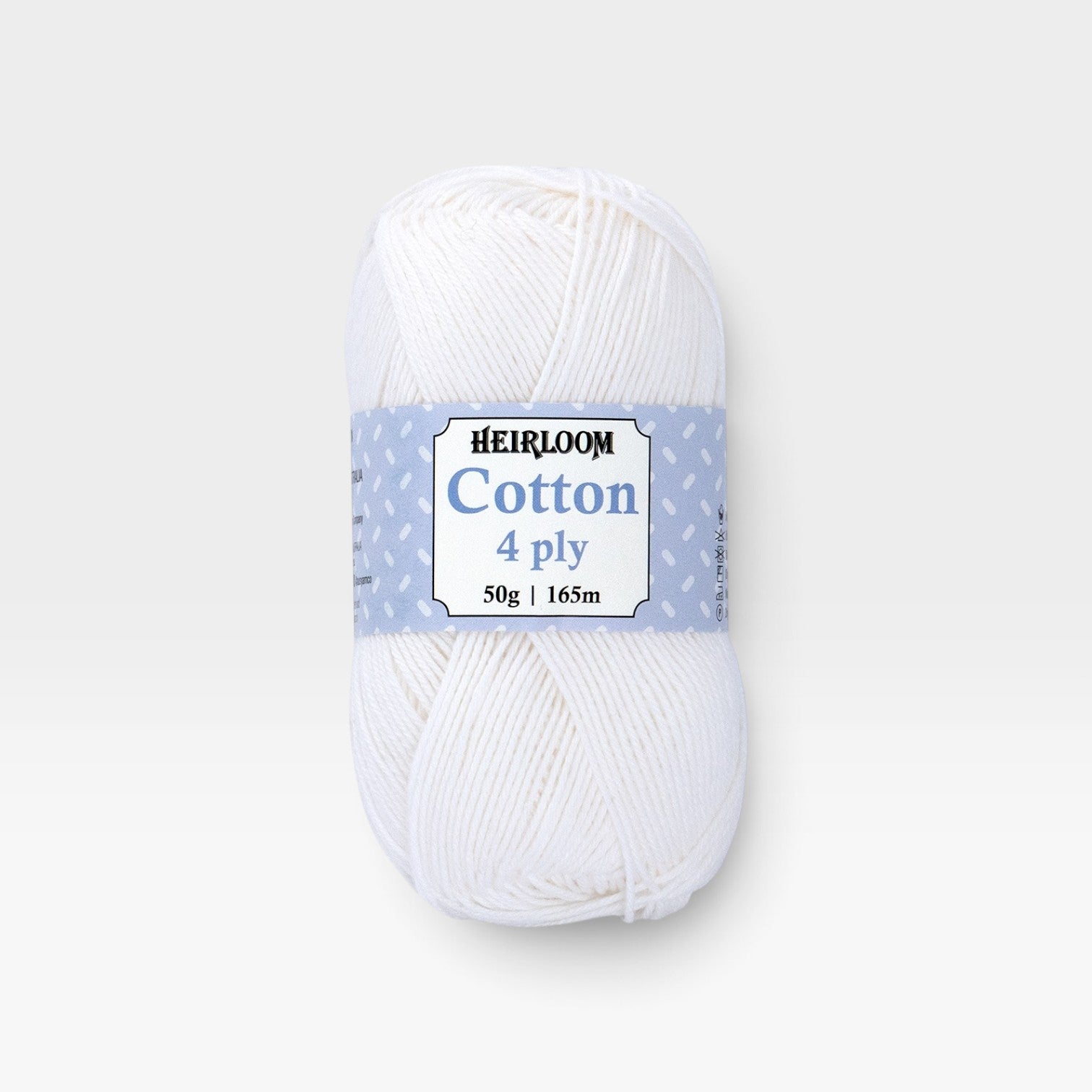 Heirloom Cotton 4 ply - Snow