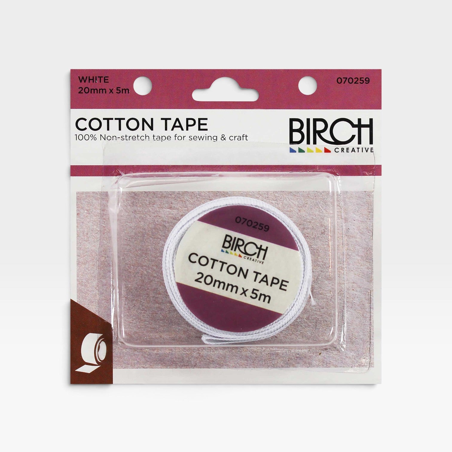 Cotton Tape 20mm x 5m