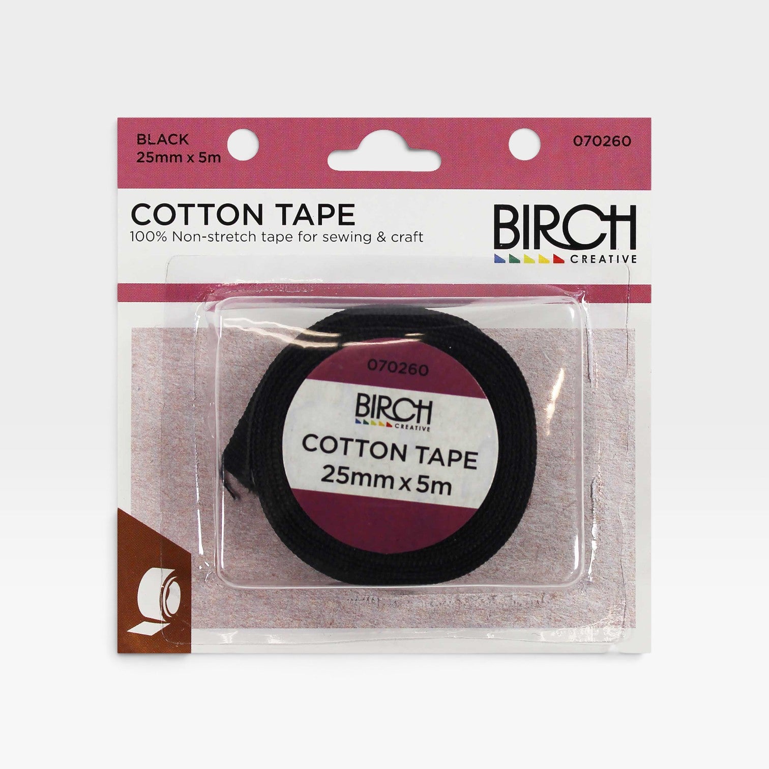 Cotton Tape 25mm x 5m