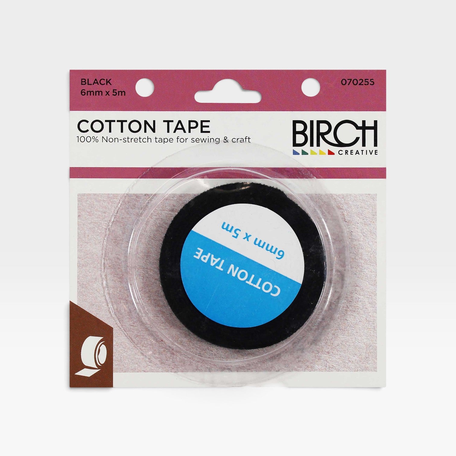 Cotton Tape 6mm x 5m