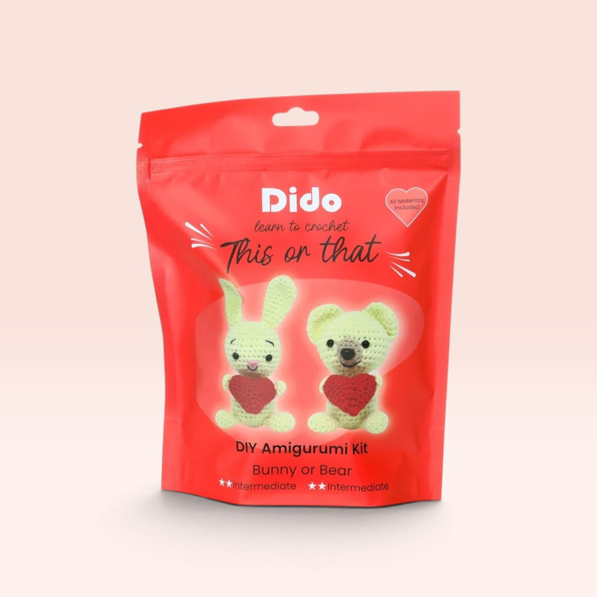 Dido CraftWorks Bunny or Bear Crochet Kit