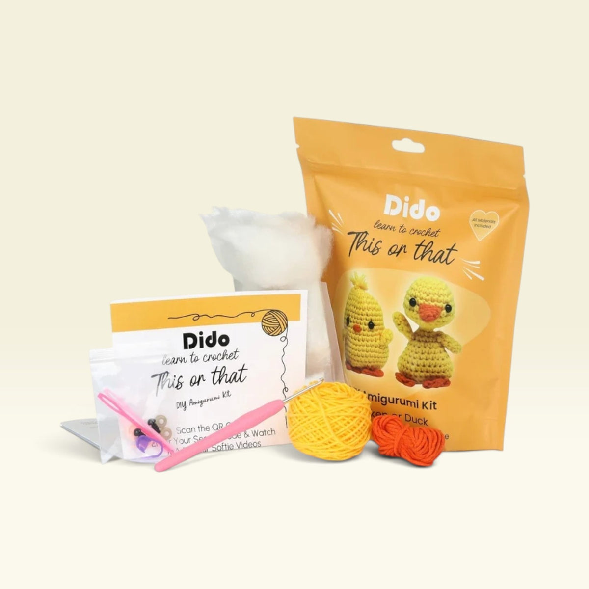 Dido CraftWorks Chicken or Duck Crochet Kit