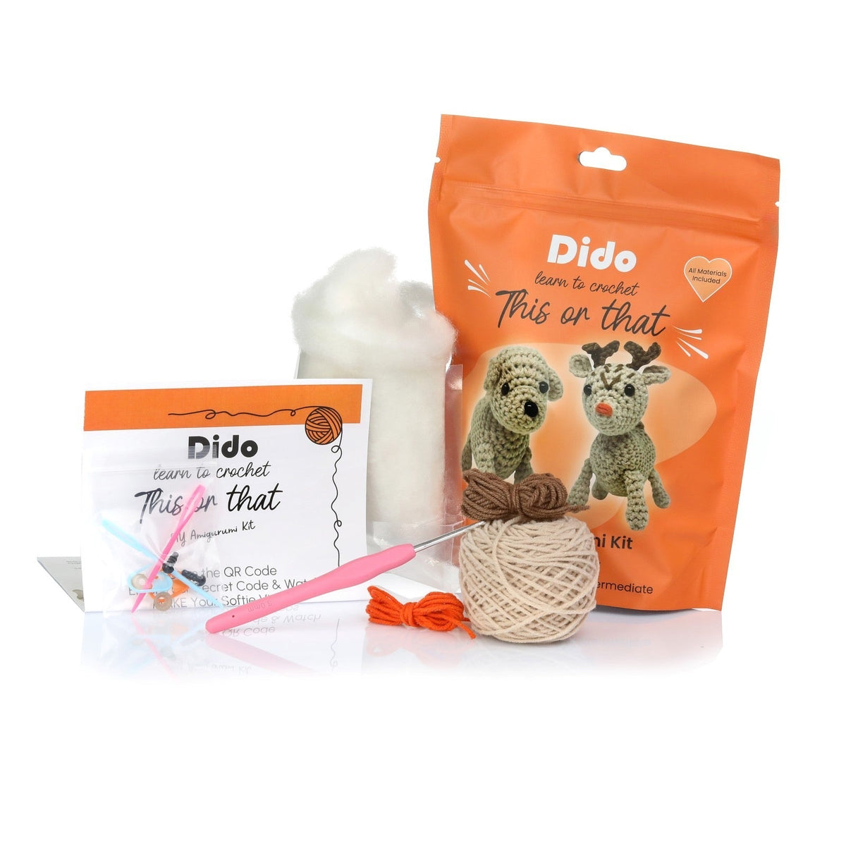 Dido CraftWorks Dog or Deer Crochet Kit