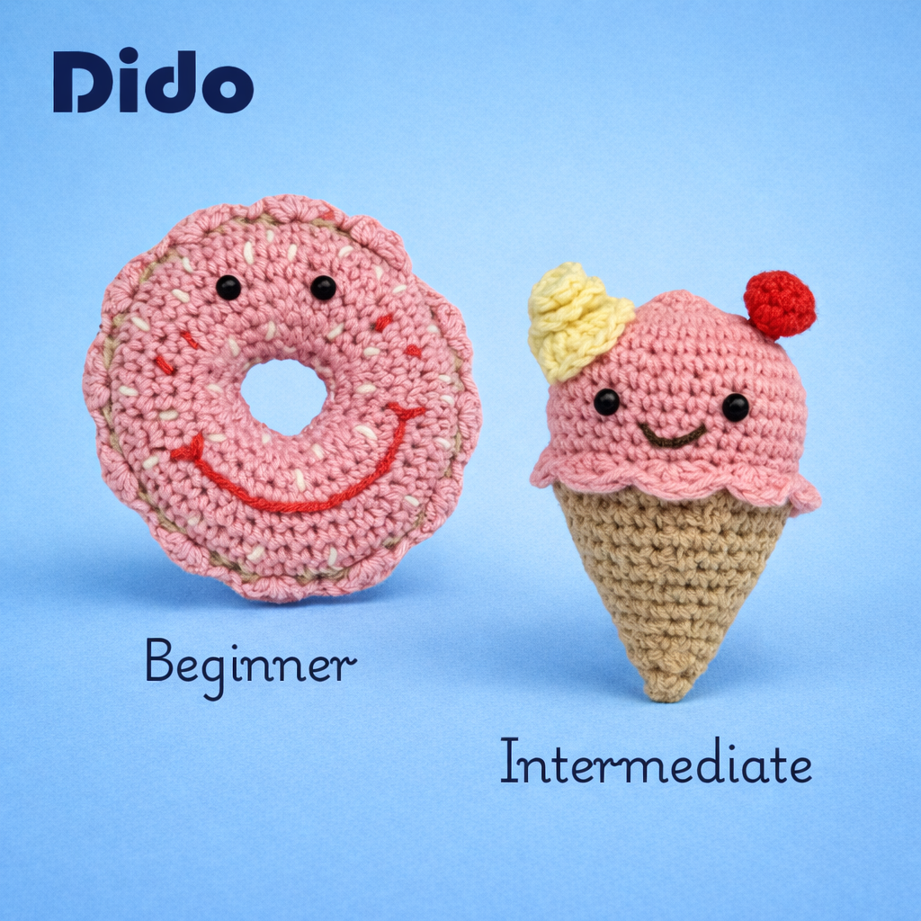 Dido CraftWorks Donut or Ice Cream Crochet Kit