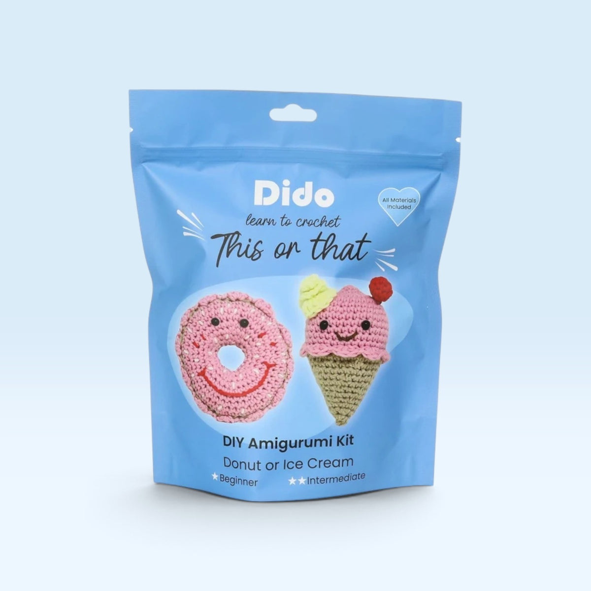 Dido CraftWorks Donut or Ice Cream Crochet Kit