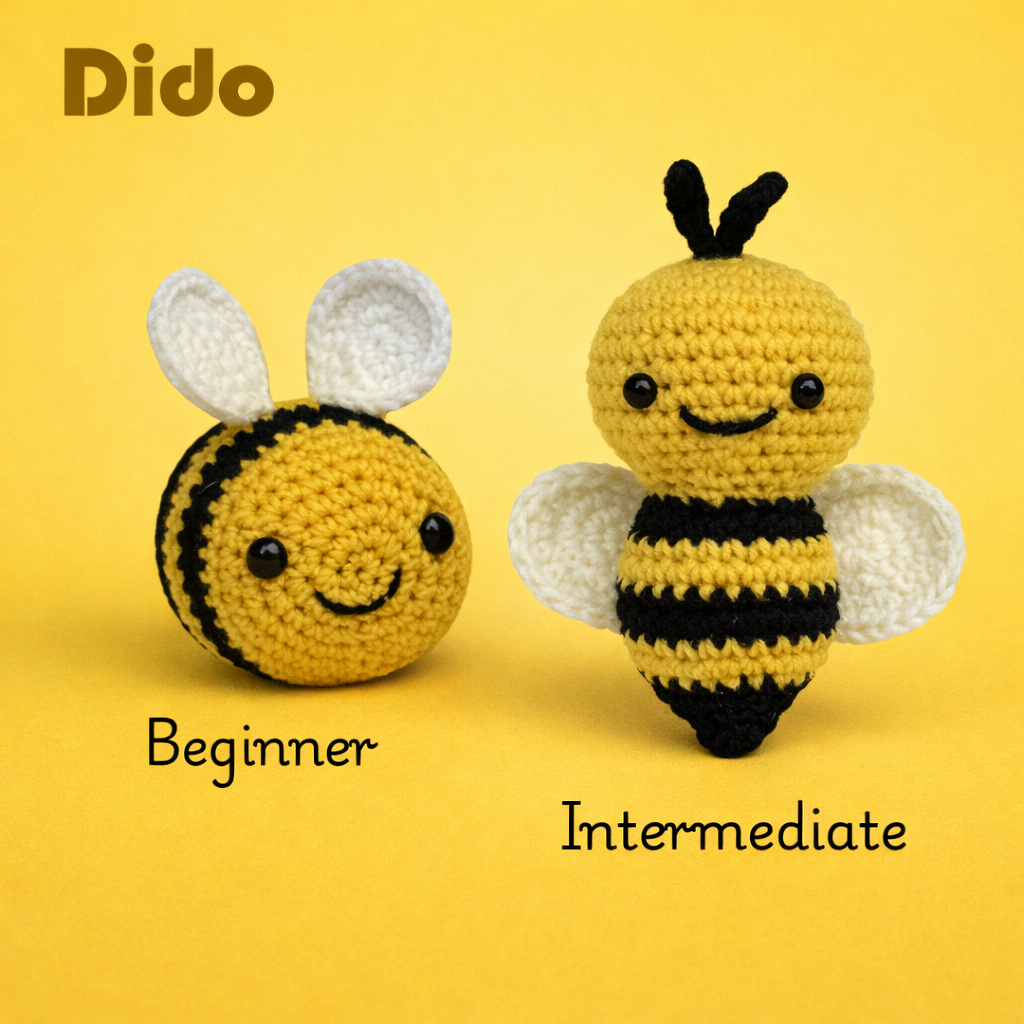 Dido CraftWorks Honey Bee or Bumble Bee Crochet Kit