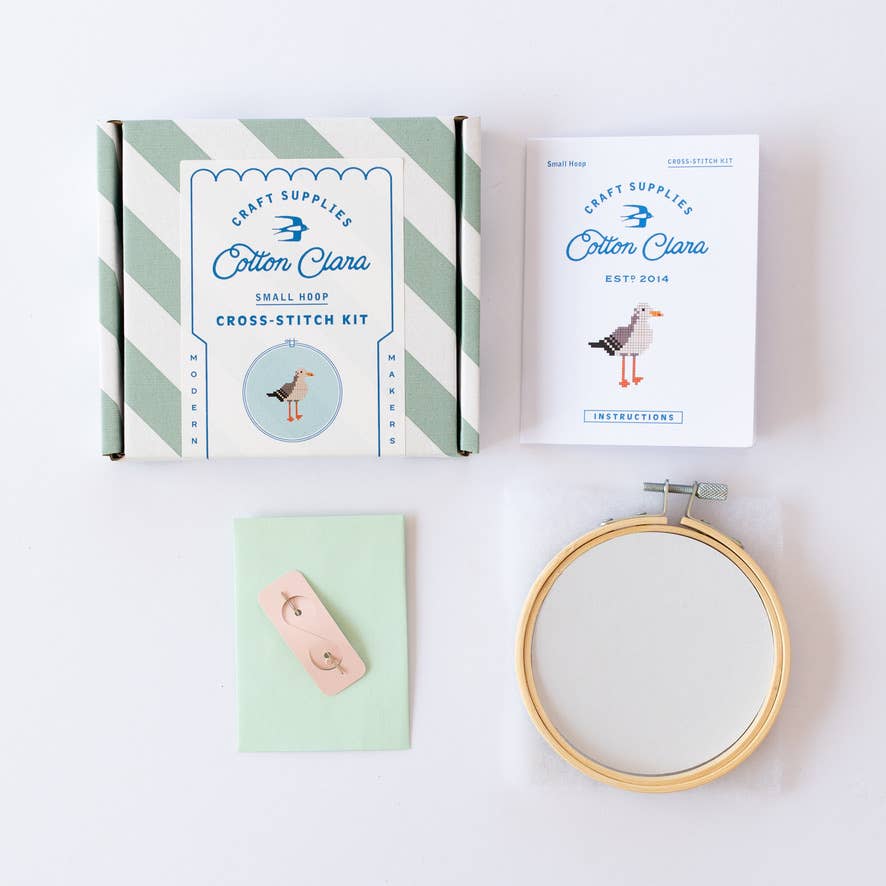 Duck Cross Stitch Kit, detail