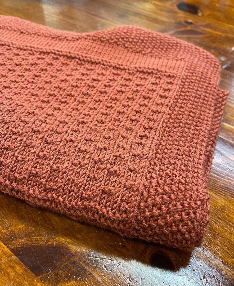Eddie Blanket Knitting Kit
