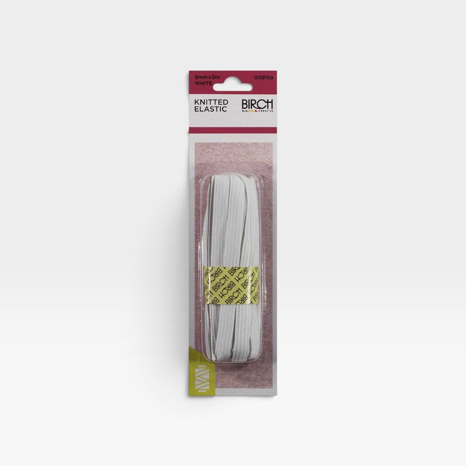 Elastic Knitted 9mm x 5m